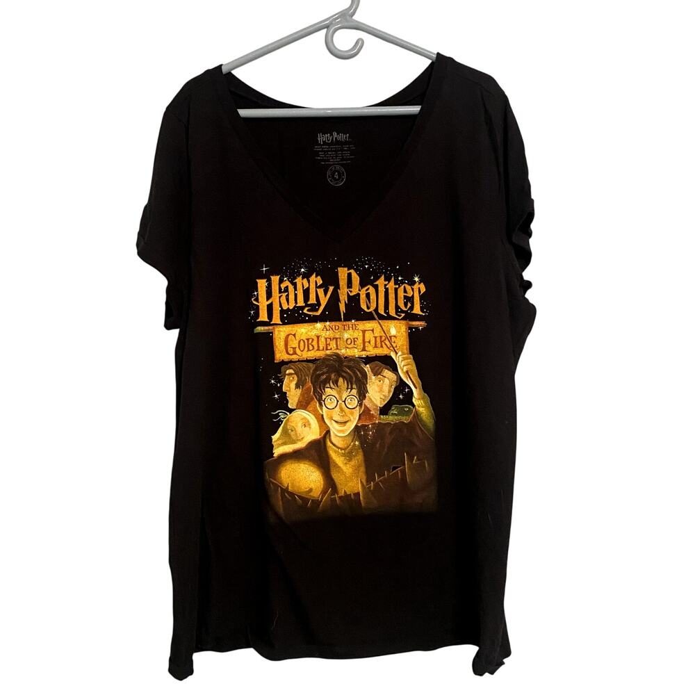 Harry Potter Women’s 4XL Graphic Tee Out of Print Plus Size Shirt Short Sleeve